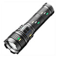 Super Power LED Flashlight- Zoomable Rechargeable, Metal Body with Power Bank
