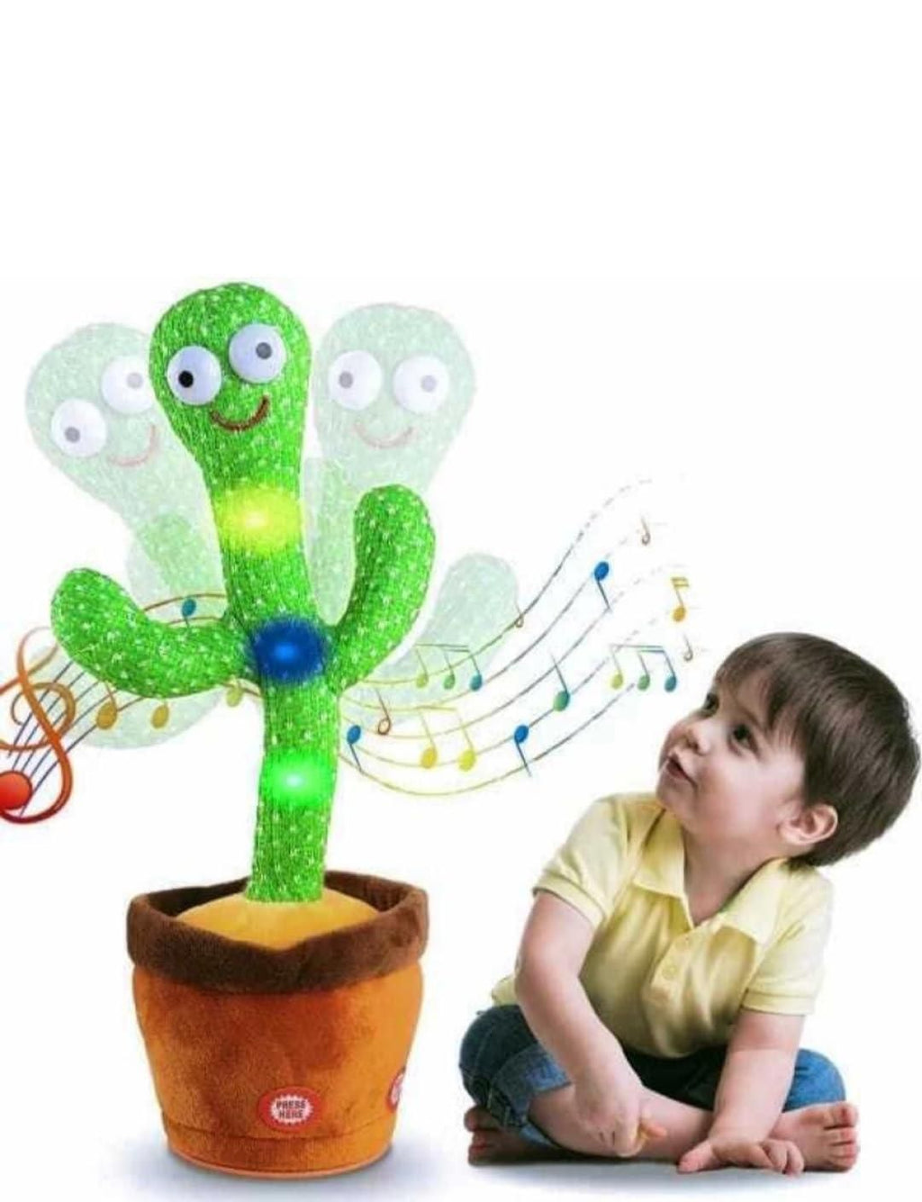 Led Musical Dancing And Mimicry Cactus Toy