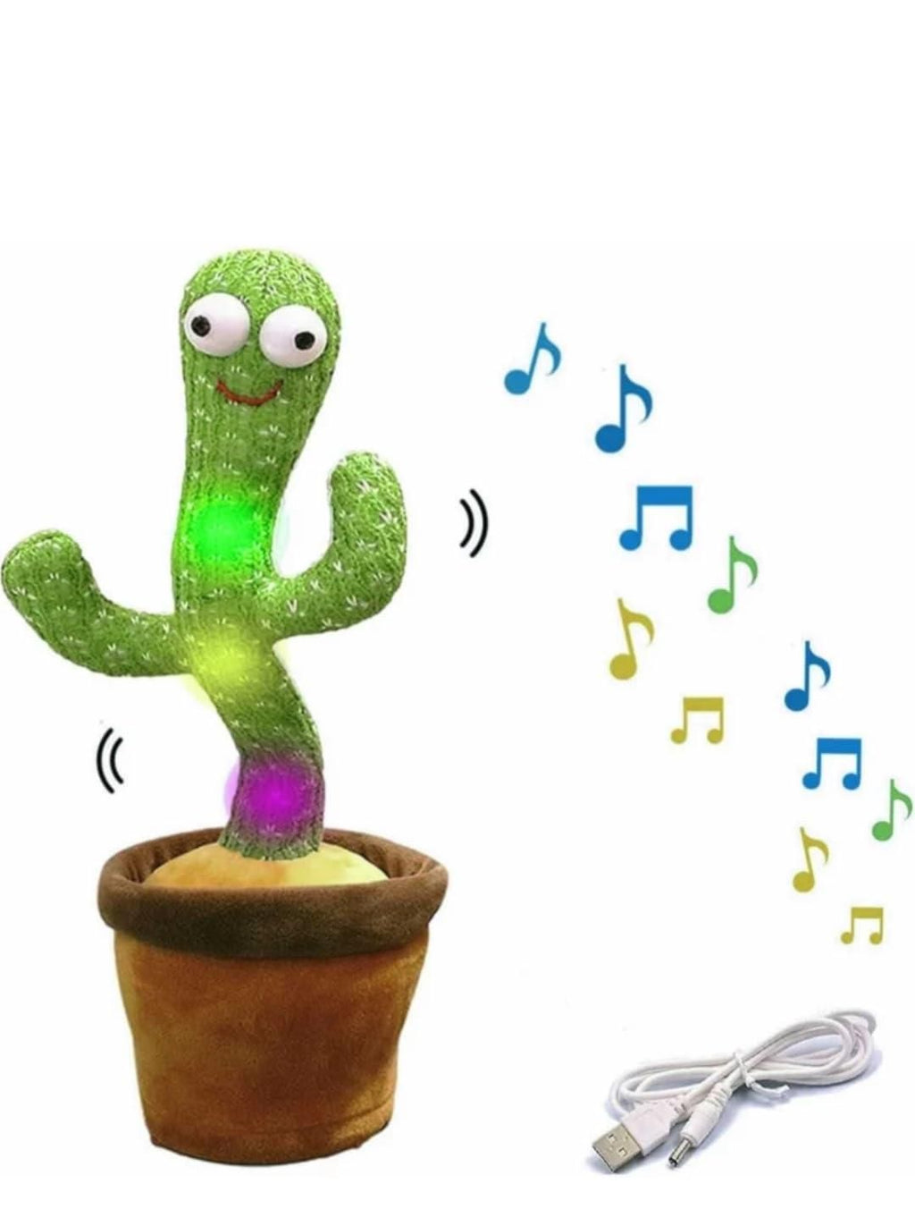 Led Musical Dancing And Mimicry Cactus Toy
