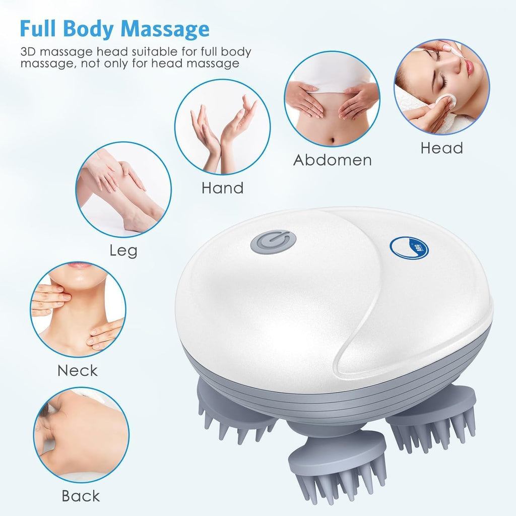 Rechargeable Electric Head Massager Machine