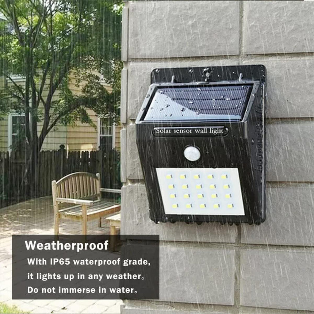LED Solar Motion Sensor Light